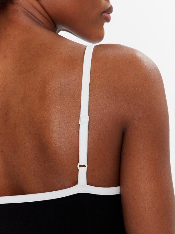 Tommy Jeans Tommy Jeans Kleid für den Alltag DW0DW15000 Schwarz Slim Fit