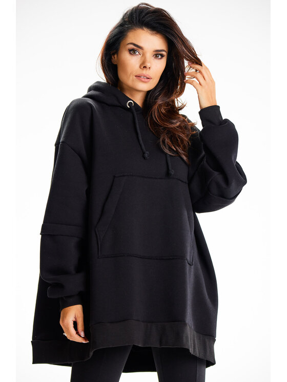 Infinite You Infinite You Felpa M332 Nero Basic Fit