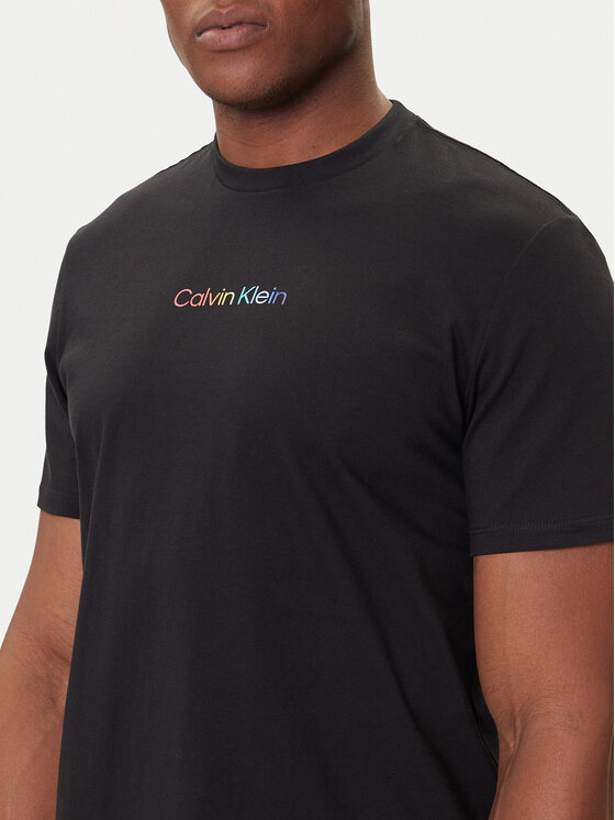 Calvin Klein Jeans Calvin Klein Jeans Majica Pride Graphic LV04RC815G Črna Relaxed Fit