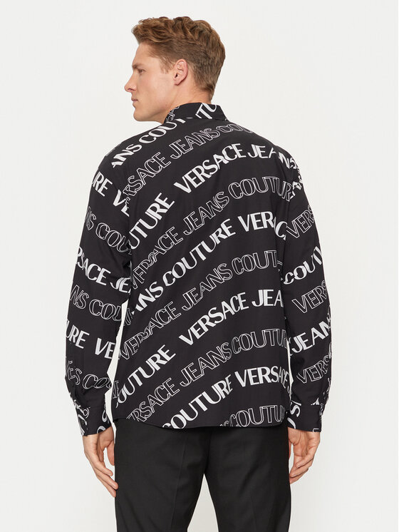 Versace Jeans Couture Versace Jeans Couture Košulja 76GAL2R0 Crna Regular Fit