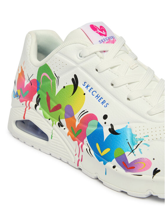 Skechers Skechers Sneakersy Jason Naylor: Uno - Open Your Heart 190008/WMLT Biela