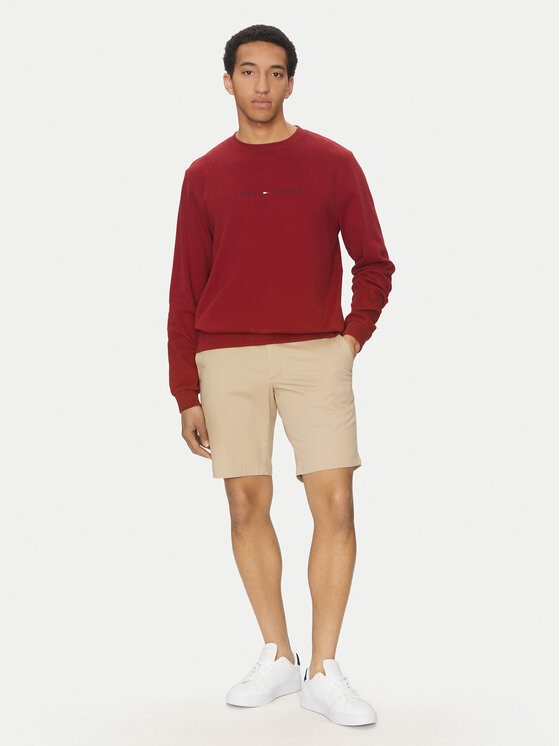 Tommy Hilfiger Tommy Hilfiger Pantalon scurți din material Brooklyn MW0MW23563 Bej Regular Fit