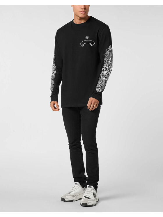 PHILIPP PLEIN PHILIPP PLEIN T-Shirt 26205 Czarny Regular Fit