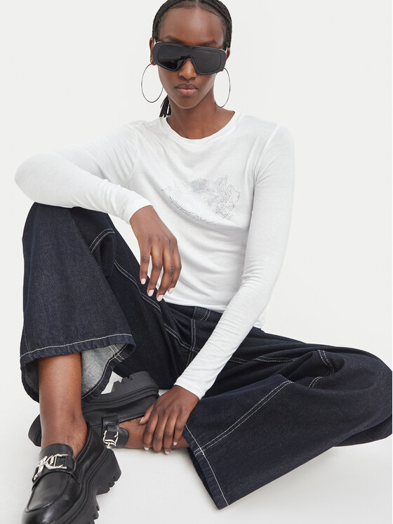 Juicy Couture Juicy Couture Блузка JCWCT226328 Білий Regular Fit