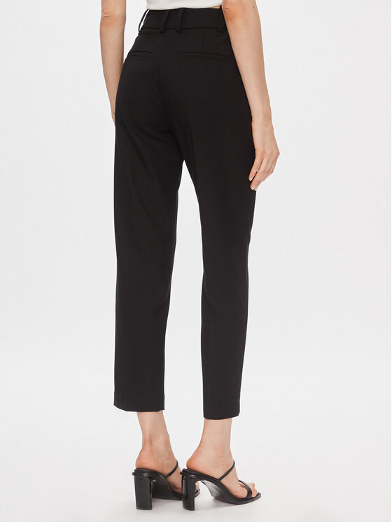 Tommy Hilfiger Tommy Hilfiger Текстилни панталони Core WW0WW39723 Черен Straight Fit
