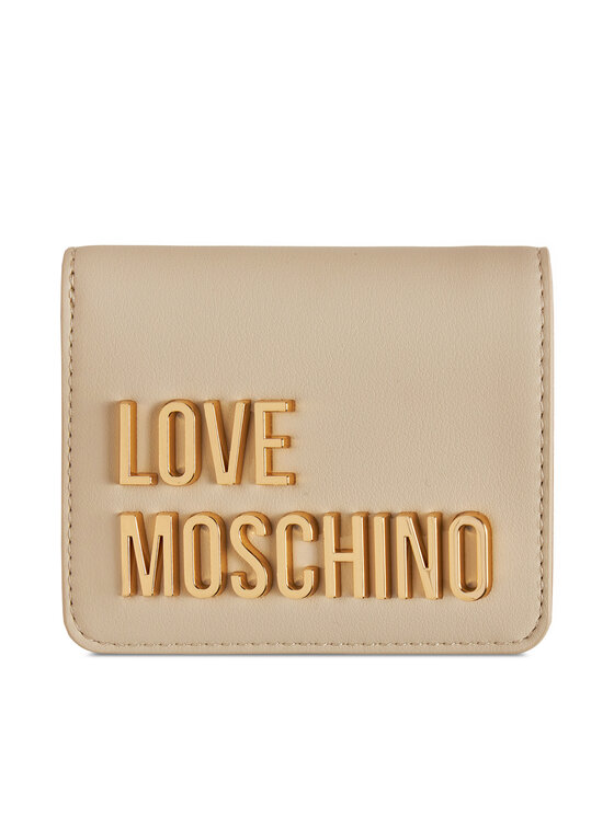 LOVE MOSCHINO Majhna ženska Denarnica JC5612PP1LKD0110 Écru