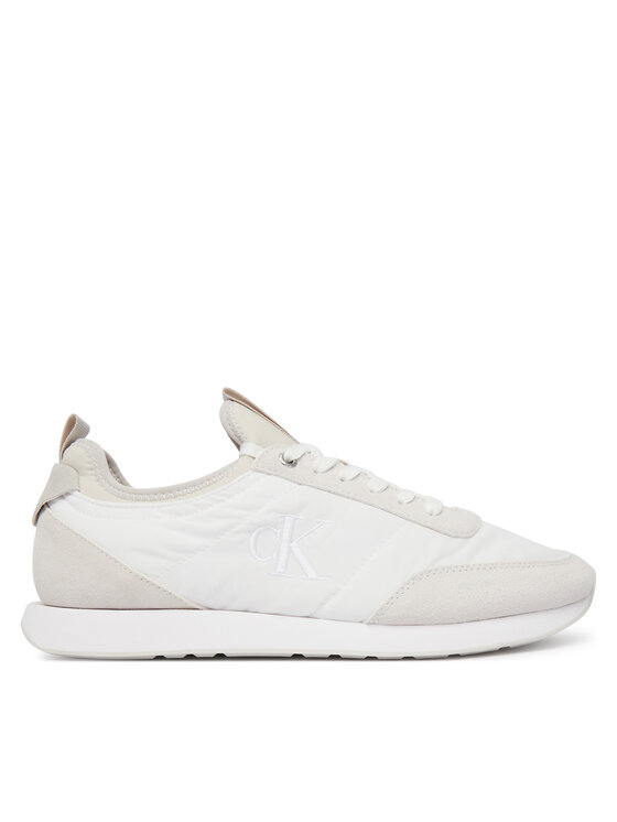 Calvin Klein Calvin Klein Sportcipők Retro Runner Sock Laceup Mix YM0YM01414 Fehér