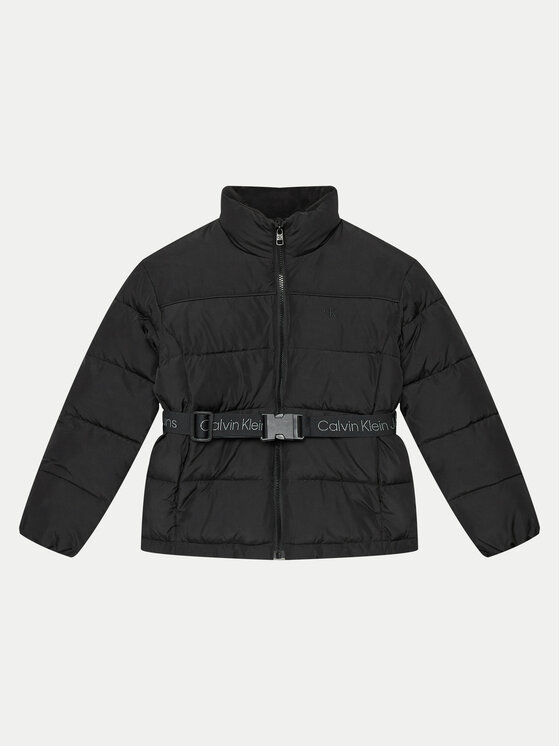 Calvin Klein Jeans Zimné bundy IG0IG02592 D Čierna Slim Fit