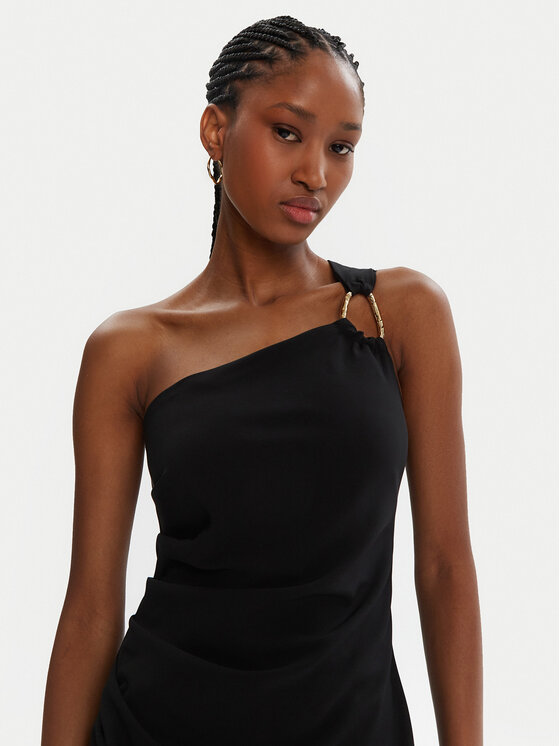 KAOS KAOS Rochie de seară RP1CO080 Negru Regular Fit