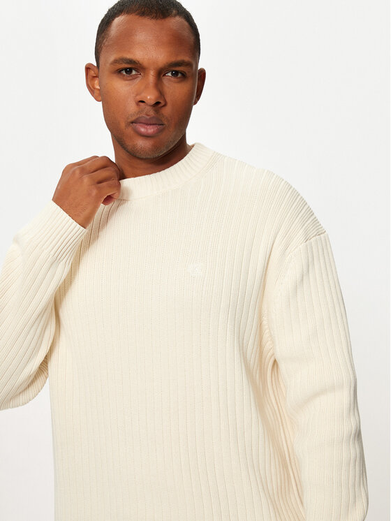 Calvin Klein Jeans Calvin Klein Jeans Sweter J30J326193 Écru Regular Fit