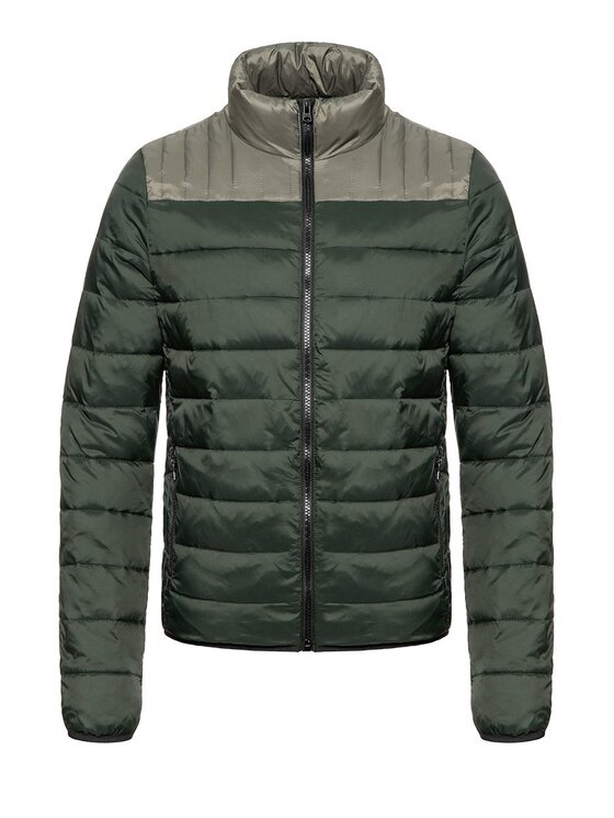 Wrangler Wrangler Kurtka przejściowa BOMBER Zielony Regular Fit