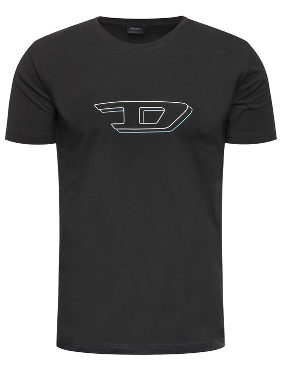 Diesel Diesel T-Shirt Umlt-Jake 00CG46 0TAWW Černá Regular Fit