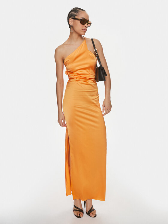 Patrizia Pepe Patrizia Pepe Večerní šaty 2A2683/A644-R824 Oranžová Regular Fit