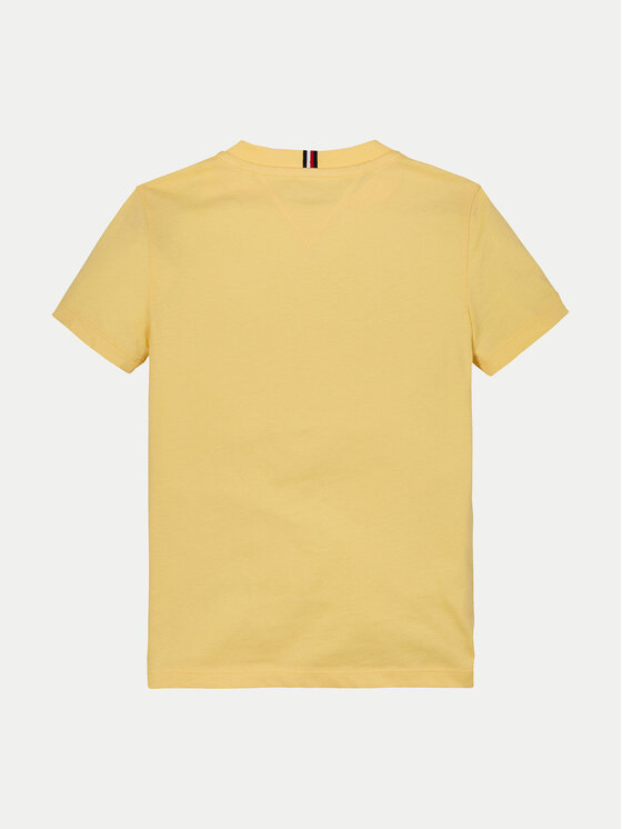Tommy Hilfiger Tommy Hilfiger T-Shirt Essential KS0KS00397 D Żółty Regular Fit