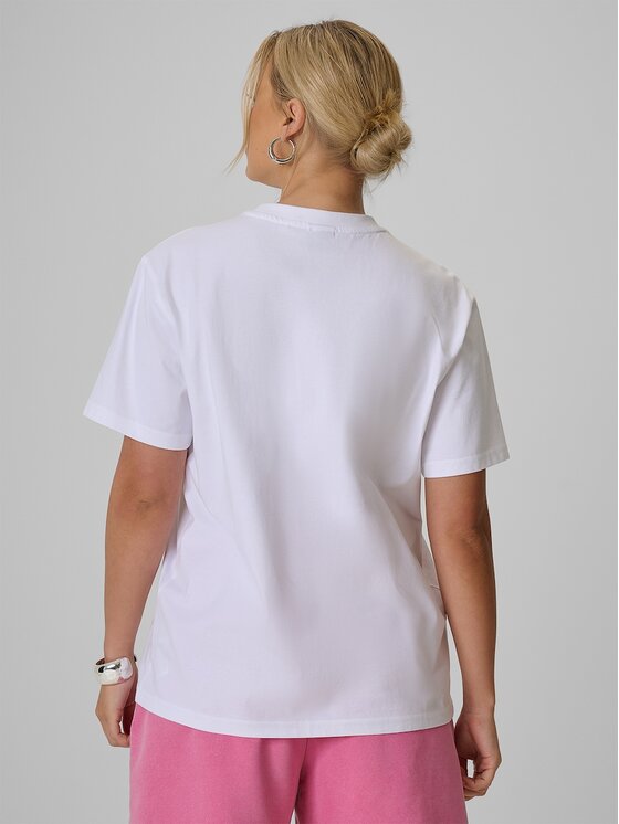 4F 4F T-Shirt 4FRSS26TTSHF3882-10S Biały Loose Fit