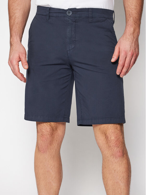 North Sails North Sails Šortky z materiálu Chino 672790 Tmavomodrá Slim Fit