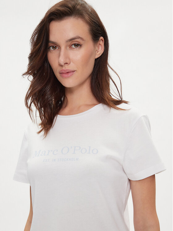 Marc O'Polo Marc O'Polo T-Shirt 402 2293 51055 Λευκό Regular Fit