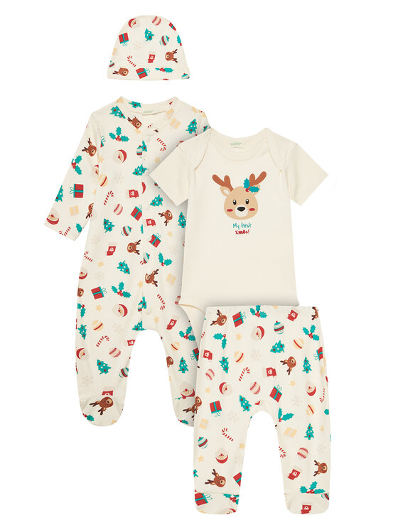 United Colors Of Benetton United Colors Of Benetton Compleu copii 30BB0K02K Bej