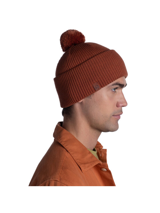 Buff Buff Czapka Buff Tim Merino Hat Beanie Pomarańczowy