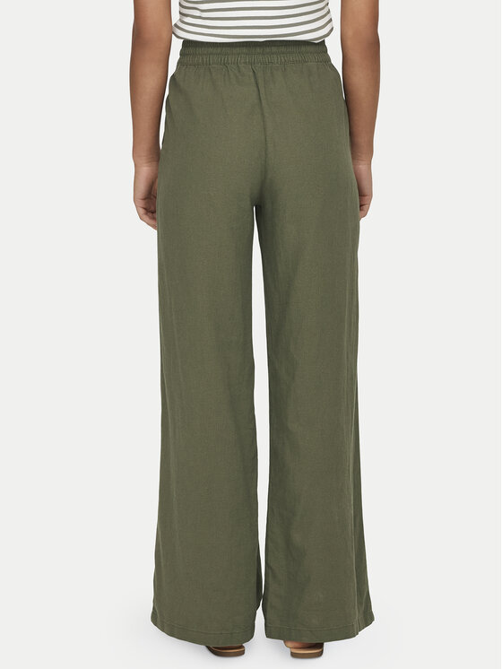 JDY JDY Kalhoty z materiálu Say 15318361 Zelená Loose Fit