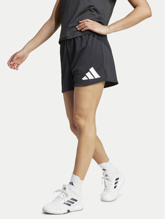 adidas adidas Sportovní kraťasy Train Essentials Big Logo JG8685 Černá Regular Fit