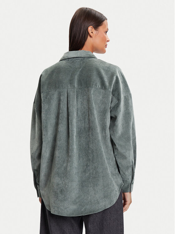 Vero Moda Vero Moda Košulja Sanne 10317194 Zelena Oversize