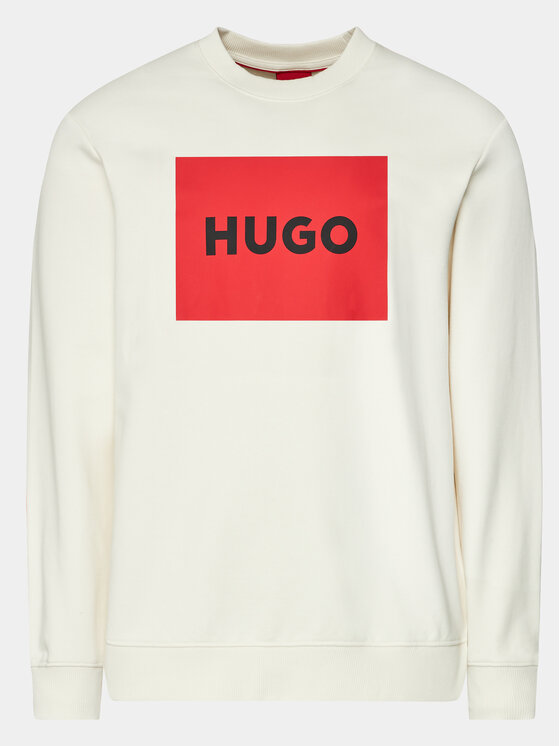 HUGO Hugo Mikina Duragol222 50467944 Bílá Regular Fit