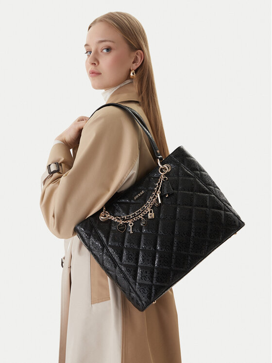 Guess Guess Handtasche Libby HWGG99 12250 Schwarz