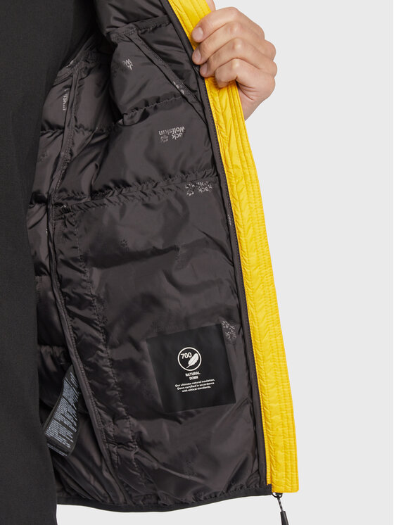 Jack Wolfskin Jack Wolfskin Pernata jakna Dna Tundra 1206612 Žuta Regular Fit