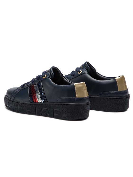 Tommy sequins store fashion sneaker