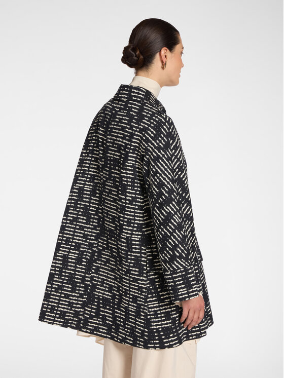 Elena Mirò Elena Mirò Płaszcz zimowy F239P200199N001 Czarny A-Line Fit
