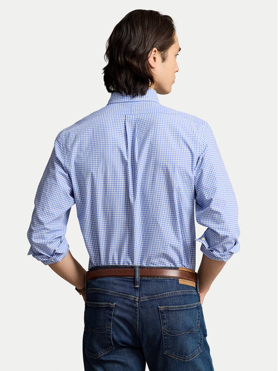 Polo Ralph Lauren Polo Ralph Lauren Cămașă 710928255004 Albastru celest Custom Fit