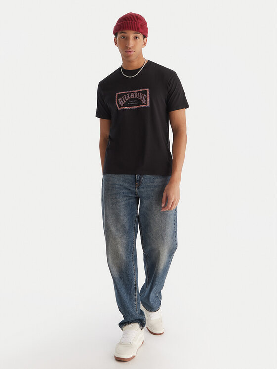Billabong Billabong Футболка Arch Frame EBYZT00341 Чорний Regular Fit