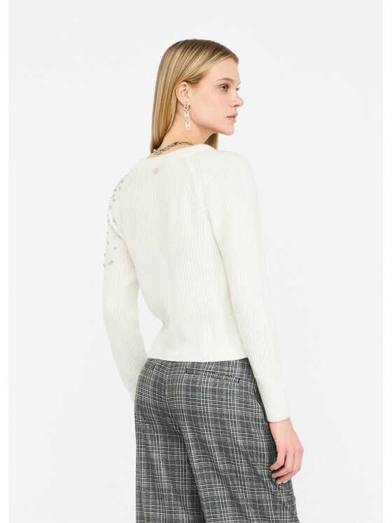 Liu Jo Liu Jo Cardigan CF5149MA74QX0256 Bianco Regular Fit