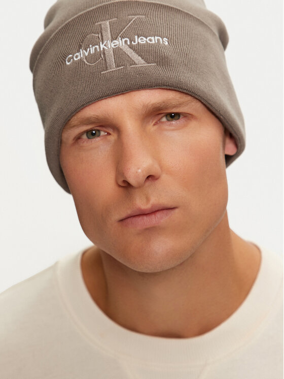 Calvin Klein Calvin Klein Σκούφος Mono Logo Embro K50K512460 Καφέ