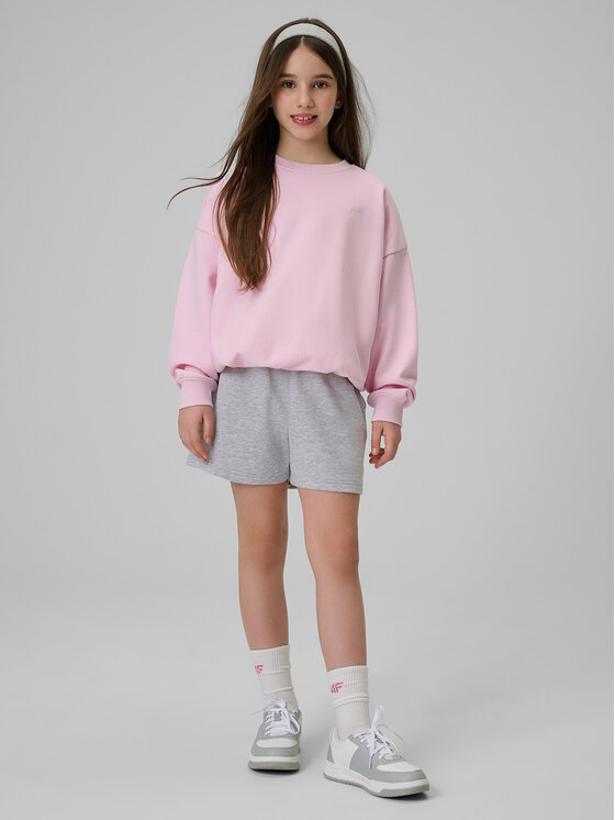 4F 4F Szorty sportowe BASIC+ Szary Oversize