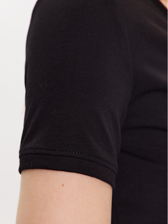 Guess Guess Тишърт W2YI45 J1314 Черен Slim Fit