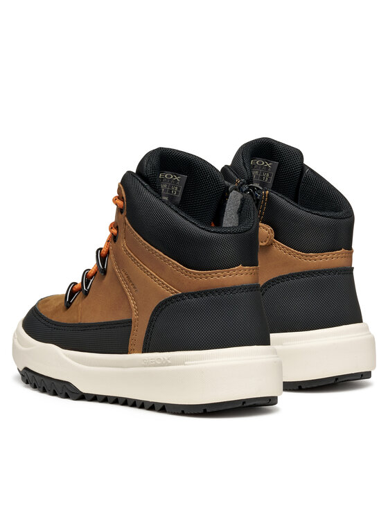 Geox Geox Šnurovacia obuv J Bunshee B Abx J56FMA 0ME32 C6002 S Hnedá