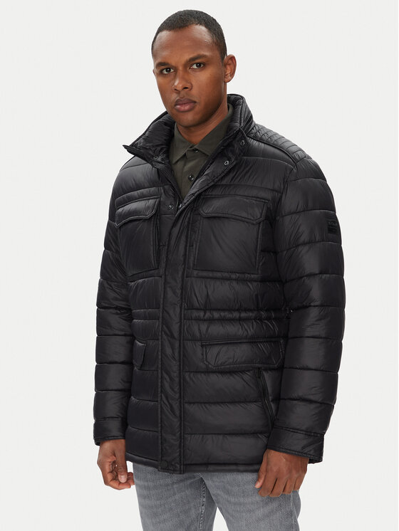 KARL LAGERFELD KARL LAGERFELD Bunda pro přechodné období 505025 553590 Černá Regular Fit