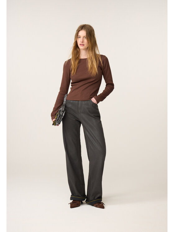 Fabienne Chapot Fabienne Chapot T-Shirt 6791-1859-173 Brązowy Regular Fit
