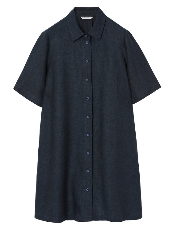 TATUUM TATUUM Každodenní šaty TADE Tmavomodrá Shirt Fit