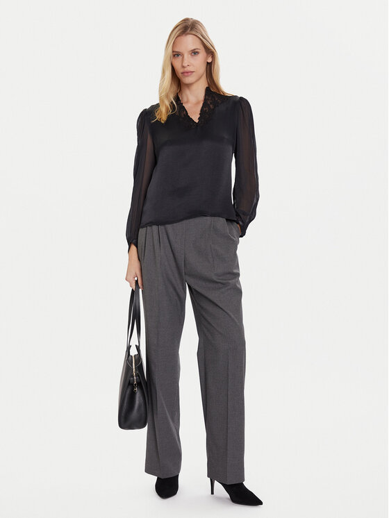 TWINSET TWINSET Блузка 252TT2243 Чорний Regular Fit