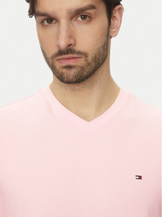 Tommy Hilfiger Tommy Hilfiger Tričko Essential MW0MW39249 Ružová Regular Fit