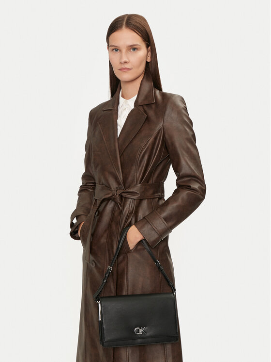 Calvin Klein Calvin Klein Τσάντα Ck Elongated Shoulder Bag K60K612807 Μαύρο
