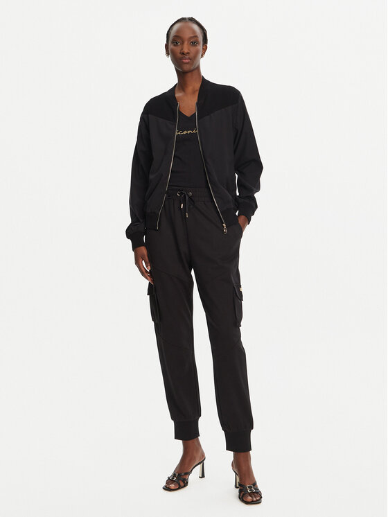 Liu Jo Sport Liu Jo Sport Felpa TA5071 T2900 Nero Regular Fit