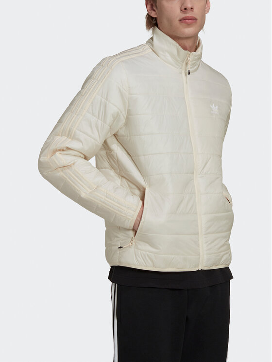 adidas adidas Kurtka przejściowa Padded Stand Collar HL9214 Beżowy Standard Fit