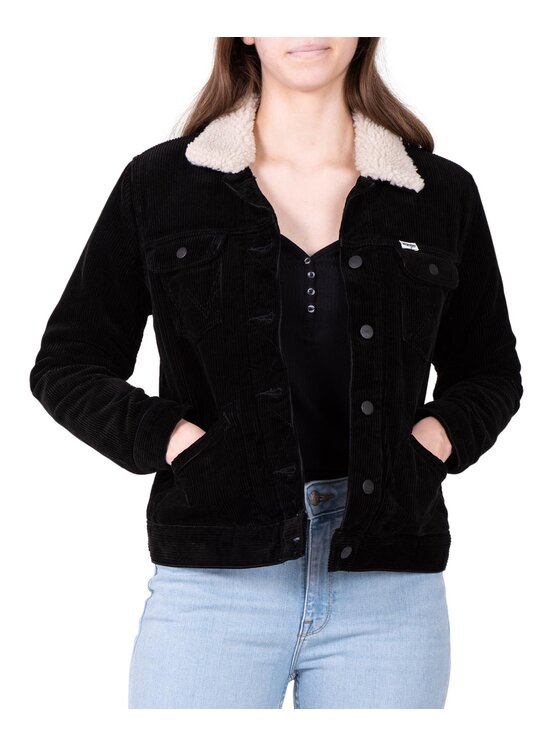 Wrangler Wrangler Kurtka jeansowa 112339618 Czarny Regular Fit