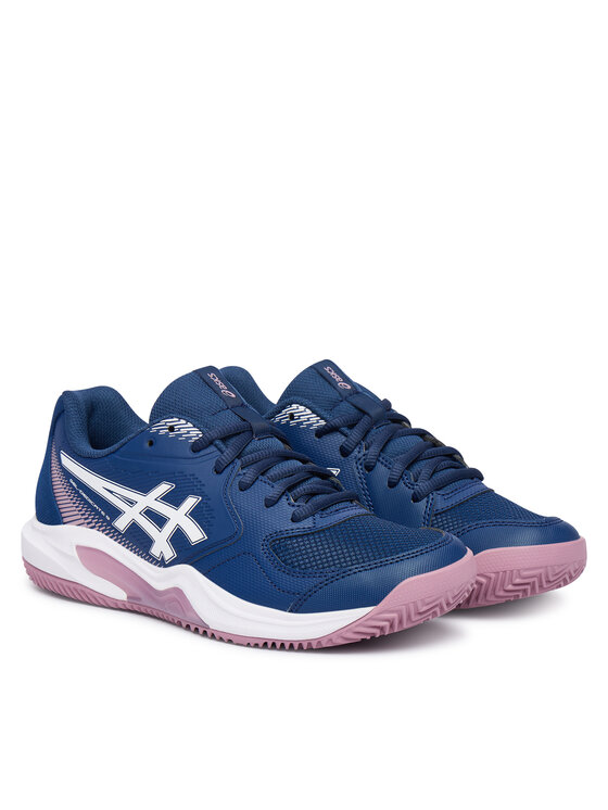 Asics Asics Obuća za tenis Gel-Dedicate 9 Clay 1042A314 Tamnoplava