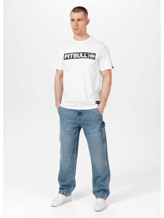 PITBULL PITBULL T-Shirt Koszulka Biały Regular Fit