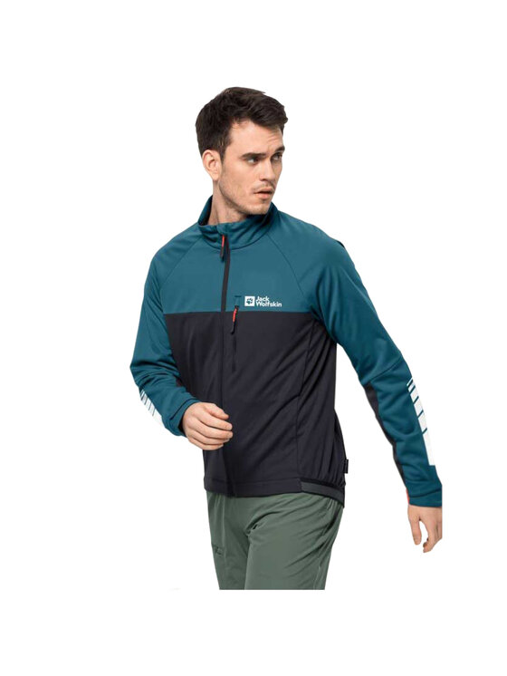 Jack Wolfskin Jack Wolfskin Kurtka przejściowa Jack Wolfskin Morobbia Jkt M Niebieski Regular Fit